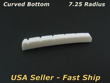 7.25" Curved 42mm Bone Nut For USA Fender Stratocaster Telecaster MIM Strat Tele