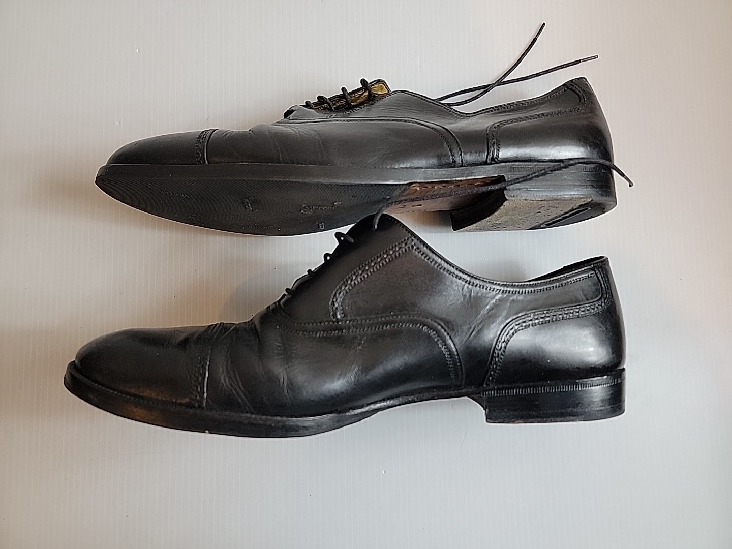 SAOLA Scarpe Oxford Cole Haan in pelle stringate comode da uomo taglia 10 M nere