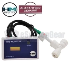 HM Digital SM-1 In-Line Single Water TDS PPM Monitor Mter/Tester, 1/4" Tee