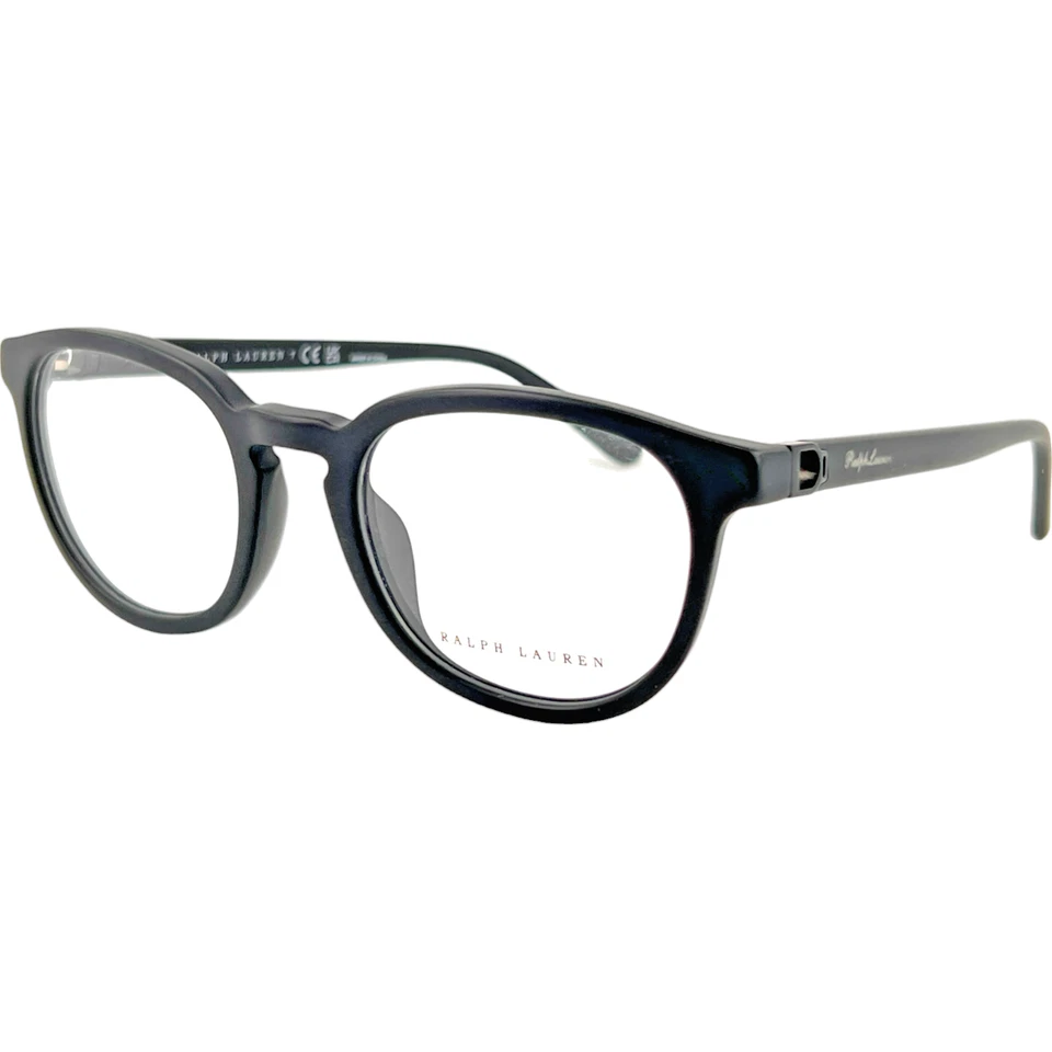 Ralph Lauren RL6224U Mens Plastic Eyeglass Frame 51-21 5375 Matte Black w Case - Image 2 of 4