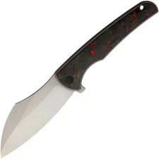 New VDK Knives Vice Linerlock Red CF VDK034