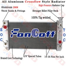 3 Row Aluminum Radiator For 1988-1994 Chevy S10 Blazer Gmc Jimmy S15 4.3l W Eoc 3 Row Aluminum Radiator For 1988-1994 Chevy S10 Blazer Gmc Jimmy S15 4.3l W Eoc