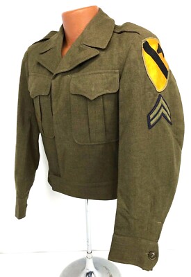 1946 US Army 1st Cavalry Division Enlisted Ike Jacket | eBay