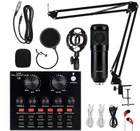 Home Studio Recording Kit Podcast Music Mixer Equipment Condenser Microphone Set