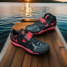 Nike Zoom Javelin Elite 2 Throw Spikes Shoes Mens 10.5 Atomic Red Black NIB Rare