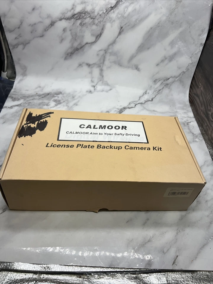 Calmoor License Plate Back-Up Camera System Black 5” HD Kit - Image 4 of 4