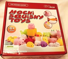 New Mochi Squishy Toys, 60 Pieces, Ages 6 - Pig, Elephant, Snail  More