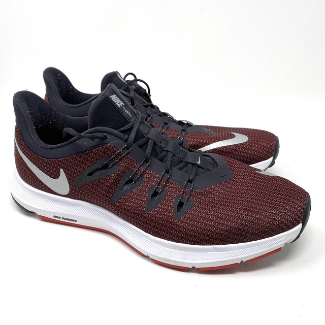 Size 9.5 - Nike Quest Oil Grey Red for sale online | eBay