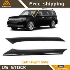 Black Windshield Outer Pillar Molding Trim Left&Right For Ford Flex 2009-17 2018