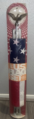 Vintage US FLAG Set Annin 3X5 ft. Outdoor 50 Stars 1988 Betsy Flags Brand