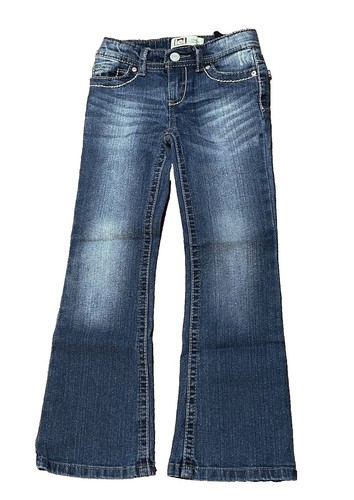 Jean Fille L.E.I Chelsea Taille Basse Taille 10 - Style Blingy Avec Boutons, Occasion Très Bon état