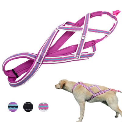 x back dog harness