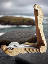 D.Glazyrin Jew's Harp in Wooden Case - Authentic Russian Mouth Instrument