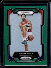 2023-24 Panini Prizm: Prizms Green #51 Jordan Poole