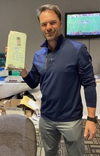 Curtis Joseph “Cujo” SIGNED Game Used St. Louis Blues Arena Brick HOF 2025 BAS