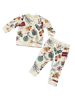 H&M Infant 6mo 2-piece Jersey Set Christmas New