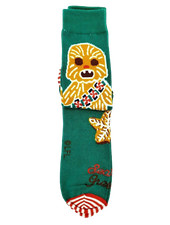 Disney Star Wars Chewbacca Gingerbread Holiday Socks