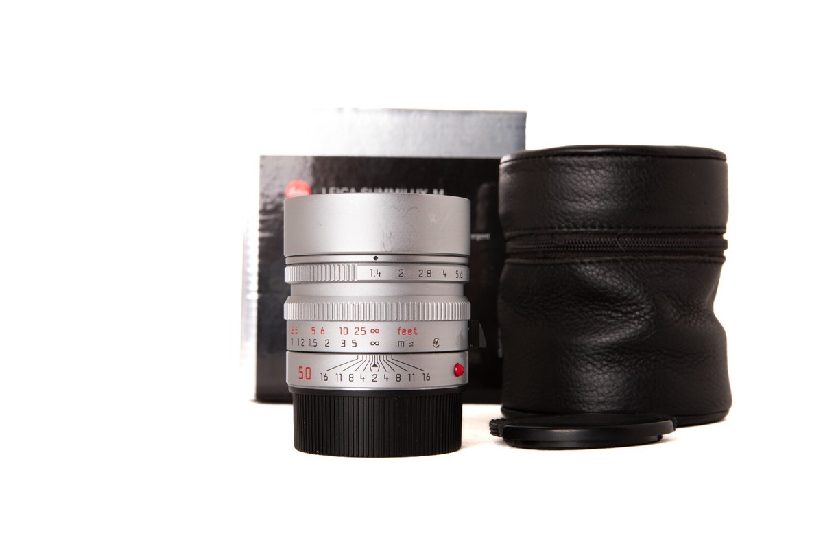 Leica 50mm f/1.4 Summilux-M ASPH Lens 11892 -Silver | eBay