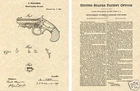 DERRINGER PISTOL 1866 US PATENT Art Print READY TO FRAME!!  Williamson breech
