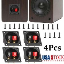 4 PCS SPEAKER BOX TERMINAL SQUARE TWIST CUP CONNECTOR SUBWOOFER ENCLOSURE DIY