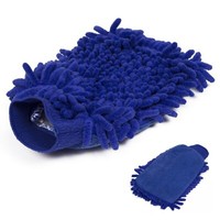 Waschhandschuh Auto Microfaser Schwamm In Blau Handschuh FüR AutowäSche