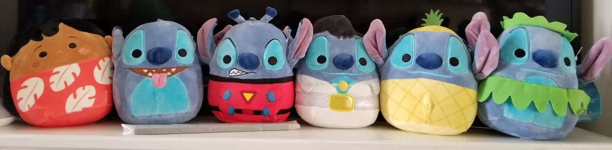 Kellytoy Disney's Lilo & Stitch 6pc Squishmallow Set