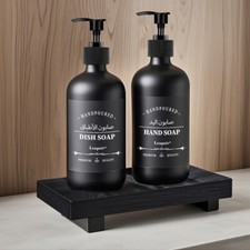 2Pcs 500ML Lotion Pump Bottle HAND Wash DISH Soap Dispenser Refillable Container