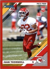 2019 Donruss Press Proof Red #280 Juan Thornhill - FB