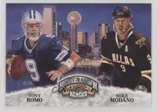 2009 Upper Deck Football Heroes Hometown Heroes Tony Romo Mike Modano #488 HOF