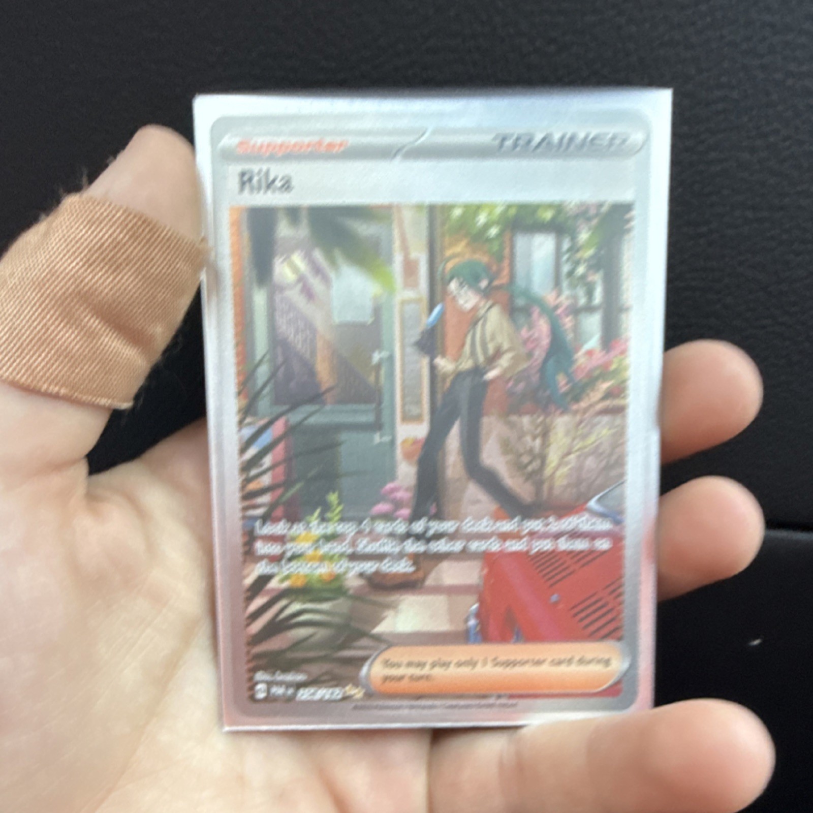 Pokemon TCG Rika 258/182 SV04 Paradox Rift Illustration Rare Full Art Holo EN