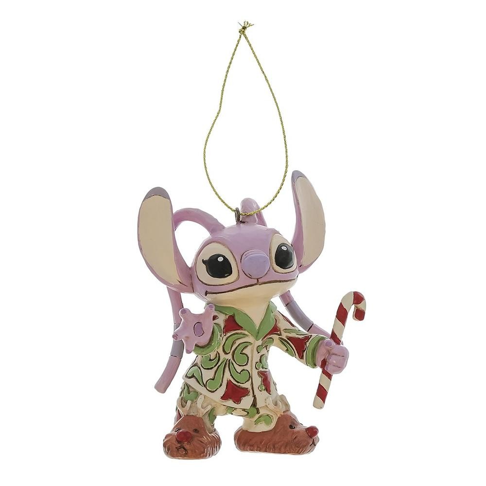 Adorno Arbol De Navidad Enesco Disney Stitch - Angel Pijama Navideño
