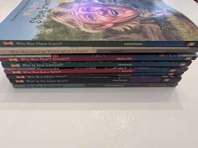 Lot 8 Who Is Was What Is Biography History Chapter Books