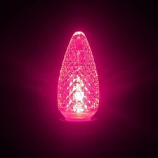 UL Listed Box of 25 C9 Led Replacement Bulbs,3 SMD LEDs in Each C9 E17 Dimmab...