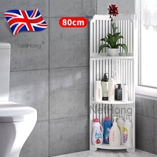 3 Tier Bathroom Corner Shelf Shower Caddy Storage RackKitchen Tidy Organizer