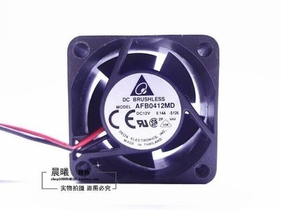 AFB0412MD 4CM 4020 12V 0.14A dual   cooling fan #vn