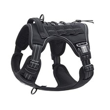 Tactical Dog Harness for Small Medium Dogs No Pull Adjustable Pet Harness Reflec