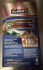 Elmer's Metallic 4pc Slime Kit Kids Activity - Pink and Teal