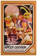 Epcot Center - Disneyworld - 1982 Opening - Figment - Disneyworld Poster