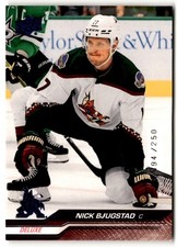 Nick Bjugstad 2023-24 Upper Deck Deluxe /250 #508 Arizona Coyotes