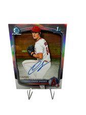 Chase Shores 2025 Bowman Draft Chrome 1st Refractor Auto /499 #CPA-CS Angels