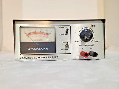 Micronta Variable DC Power Supply   Radio Shack #22-123   Tested Working