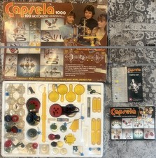 CAPSELA 1000 Motorized Science Construction Toy System - Land and Water 1978 IOB