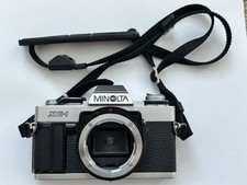 Minolta XG-1 35mm Film Camera Body Only Shutter Fires Chrome Black Color