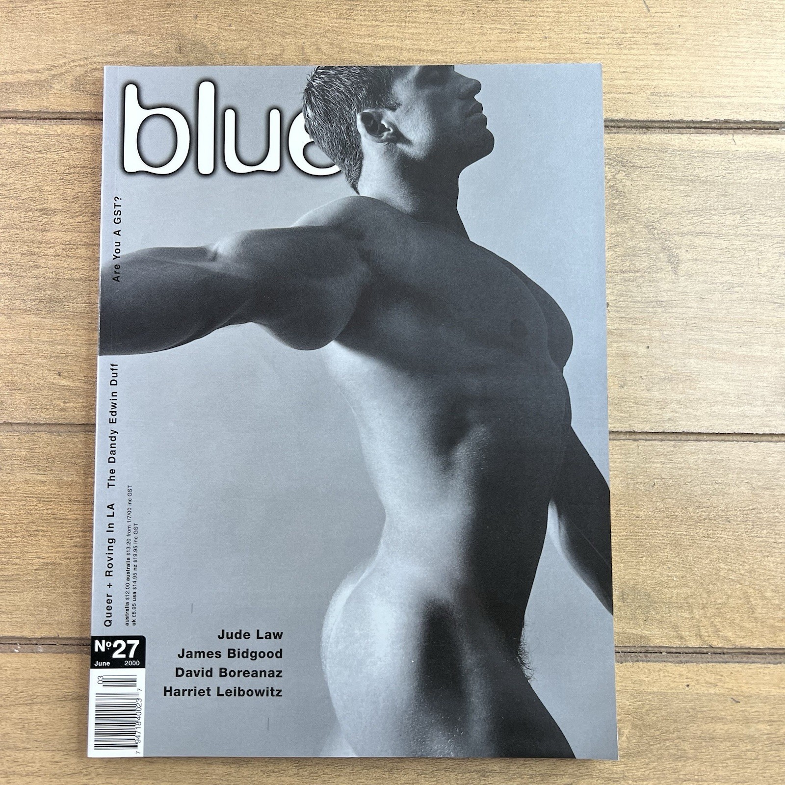 (NOT ONLY) BLUE #27 June 2000 Gay Interest Magazine Jude Law David Boreanaz