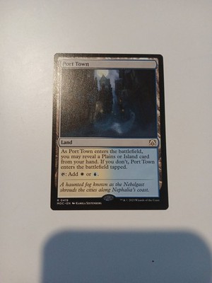 Port Town 0419 Commander March of the Machine MOC MTG Card