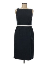 David Meister Women Black Cocktail Dress 8