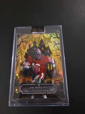 2025 Wild Card Haunted Hits Multi Sport Joe Montana 1/1 🔥 | eBay