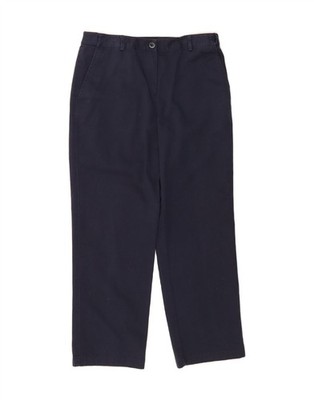 L.L.BEAN Damen klassische Passform Chino Hose US 10 Large W30 L28 marineblau DK32