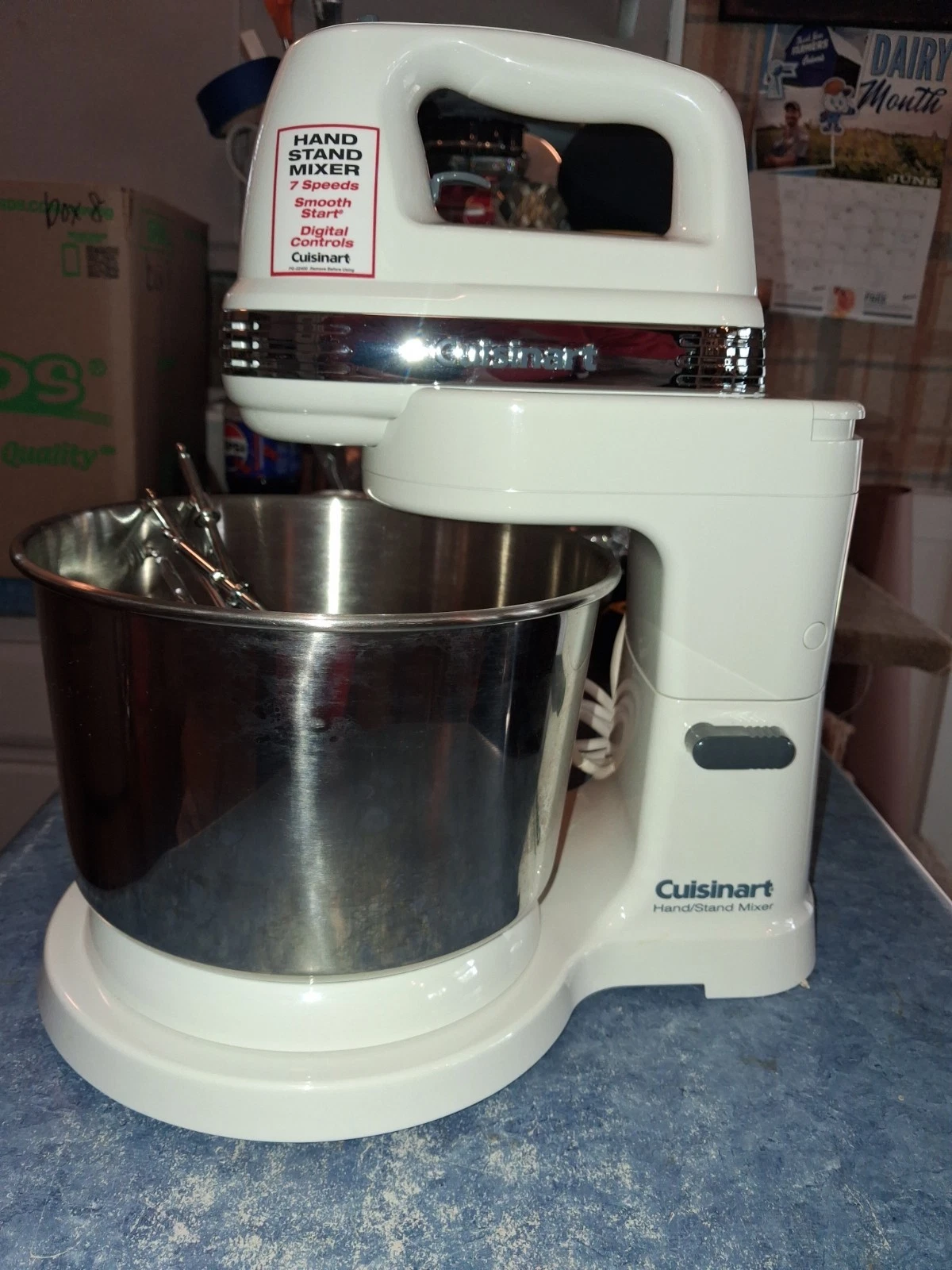 Cuisinart HSM-70 Power Advantage 7-Speed Hand Stand Mixer 3.5 Qt Bowl White
Opens in a new window or