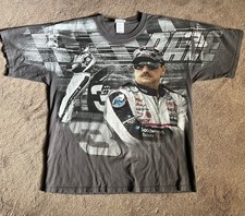 VTG 1990s Dale Earnhardt All Over Print NASCAR T-Shirt Chase Authentic Size XL